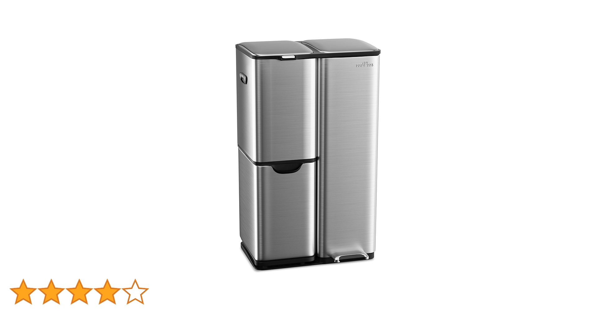 Amazon｜mVm ゴミ箱 分別 縦型2段3分別 60L ダストボックス 蓋